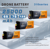 25000mAh Multi-Cell Semi Solid State Battery for Industrial UAVs