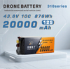 20000mAh Compact Semi Solid State Battery for Industrial UAVs