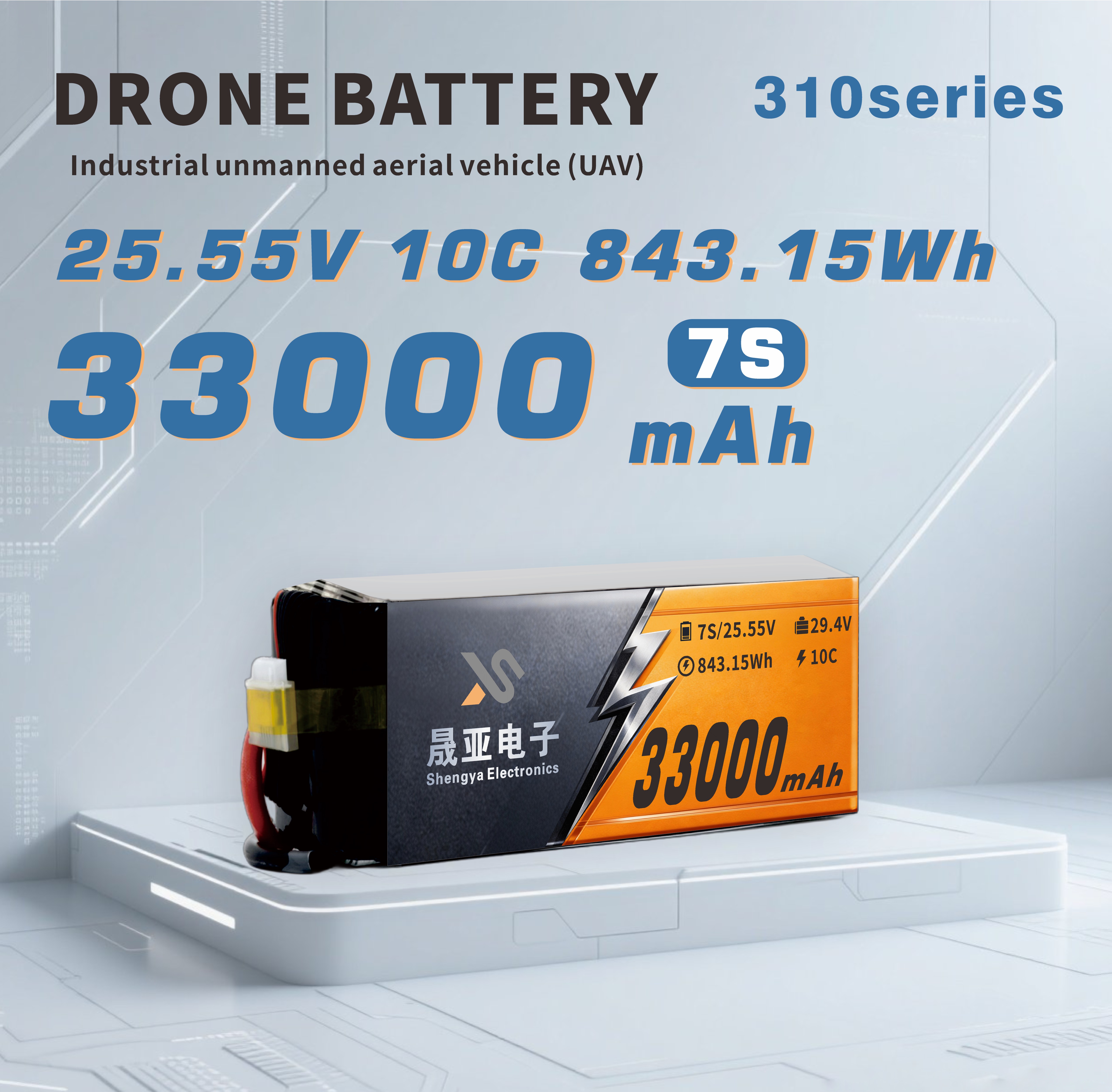 33000mAh Semi Solid State Battery for Industrial UAVs