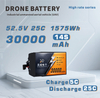 25C 30000mAh Semi Solid State Battery for UAVs